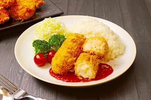 人気No.3 紅ずわい蟹のグラタンコロッケ弁当