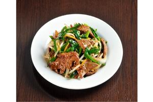 レバニラ炒め Liver Sauteed with Leek