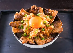 カルビキムタマ丼