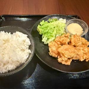 唐揚げ定食(タルタルソース)