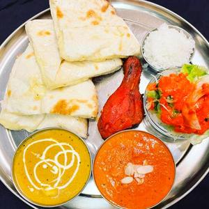チーズナンセット2カレー CHEEZ NAAN SET 2-CURRY