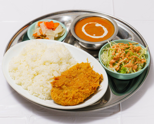ロースカツカレーセット(loin cutlet curry set)