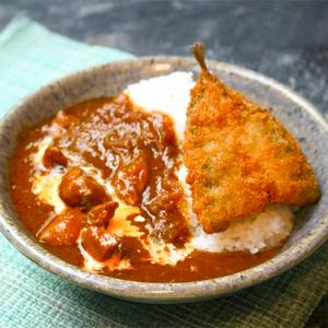13種類のスパイスカレー【アジフライカレー】