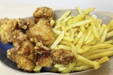から揚げ M ポテトフライのセット