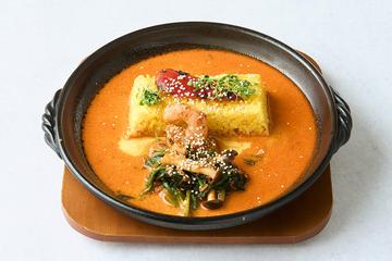 雑穀フライドガーリックシュリンプカレー
