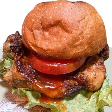 もも肉ジャークチキンバーガー