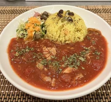 【ライスメガ盛】ほろほろチキンのたっぷり濃厚トマトのカレー