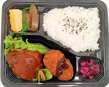 ハンバーグとコロッケ
