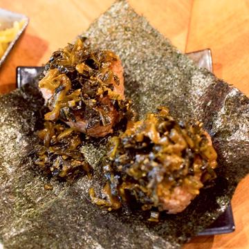男の焼きおにぎり