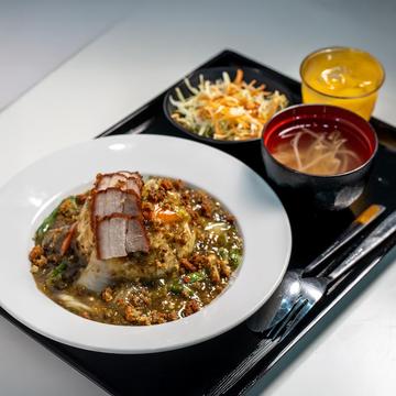 豚バラ焼きあんかけご飯