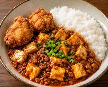 唐揚げ麻婆豆腐ボウル