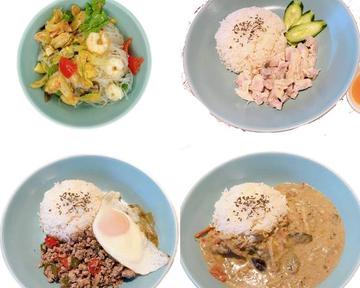 グリーンカレー+ヤムウンセン