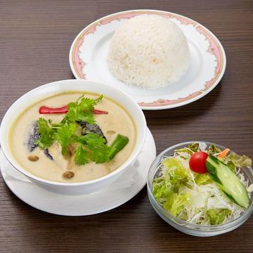 タイグリーンカレーセット Thai Green Curry Set