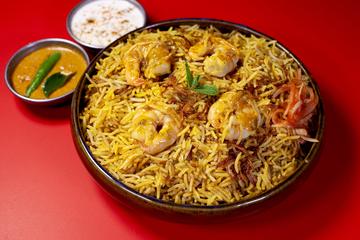prawns biryani 海老ビリヤニ