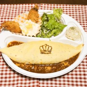 デミグラスソースオムライス＆チキン南蛮