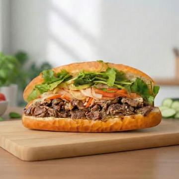 【人気No.1 】牛肉バインミー (ビーフ) | Beef Banh Mi