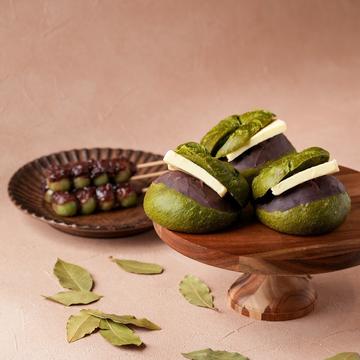 抹茶あんバターベーグル