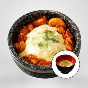 チーズタッカルビビビンパ(おかず3品・スープ付き)