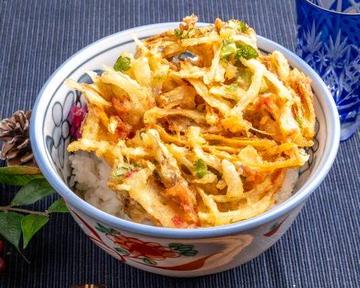 かき揚げ天丼