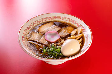 車庫前系中華そば味玉付
