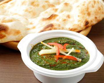 ほうれん草カレーナンorライスSag Curry Nan or Rice