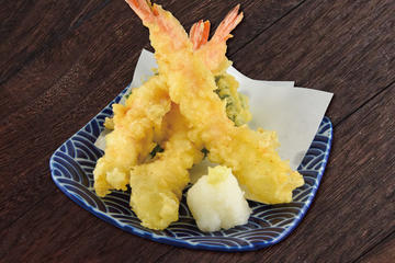 えびの天ぷら盛り[Assortment of Shrimp Tempura]