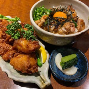 焼鳥丼・唐揚げセット