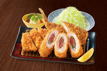 梅しそ巻とヒレ弁当(あじフライ)