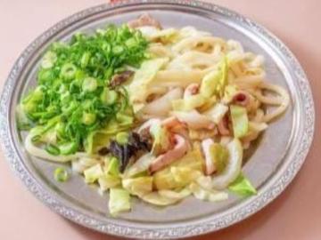 ねぎ塩焼うどん