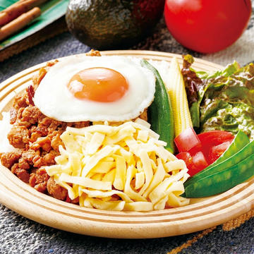チーズガパオ飯【深夜】