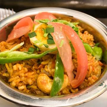 マトンビリヤニ/Mutton Biryani コーラ/cola