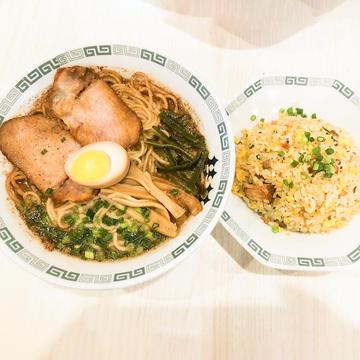 桂花拉麺とチャーハンセット