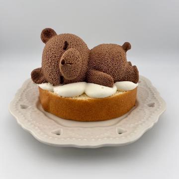 くまのチョコレートムースケーキ