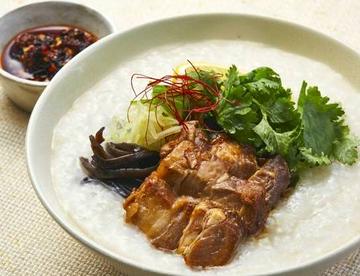 【人気NO.1！】ほろほろ角煮のお粥 Stewed Pork Rice Porridge