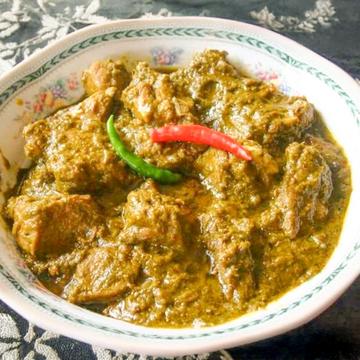 マトン・ほうれん草カレー Mutton ＆ Spinach Curry
