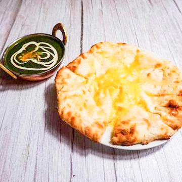 エビバターカレーチーズナンセット