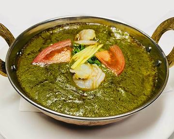 サグ海老カレー Saag Shrimp Curry