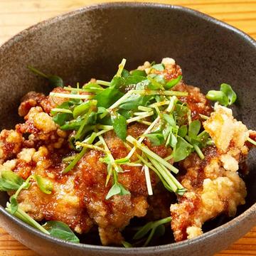 鶏の唐揚げ 香味ソースがけ