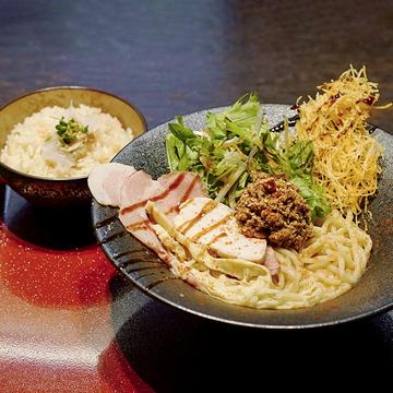 汁なし鯛担麺 鯛めしセット