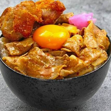 からあげ＆どんじろう Donjiro with Fried Chicken