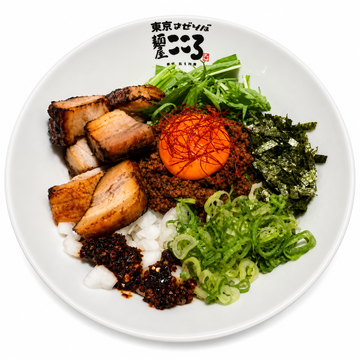 肉入り坦々マゼソバ【追い飯無料】