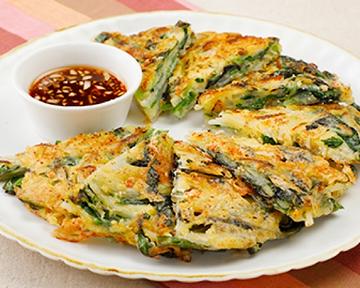 野菜たっぷりチヂミ