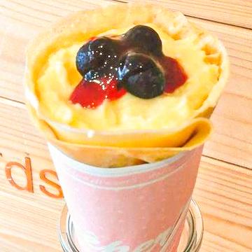 カスタードベリーチーズケーキ
