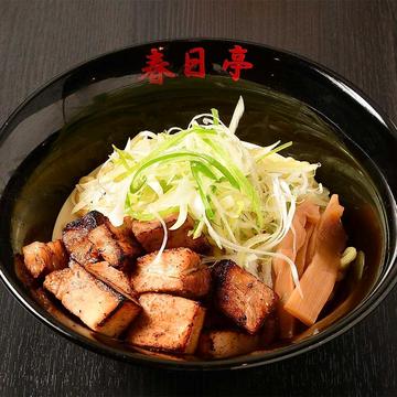 角切り肉しょうゆ油そば 並盛り Cubed Meat Soy Sauce Oil Soba (Medium)