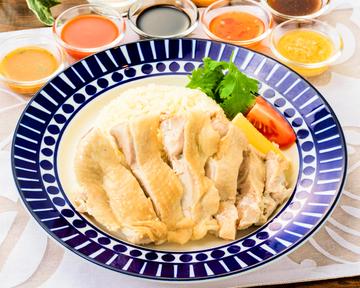 5.サラダライスでジューシーカオマンガイ(もも肉150g) ※カリフラワーライス使用