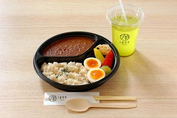 1899和出汁キーマカレー+冷茶