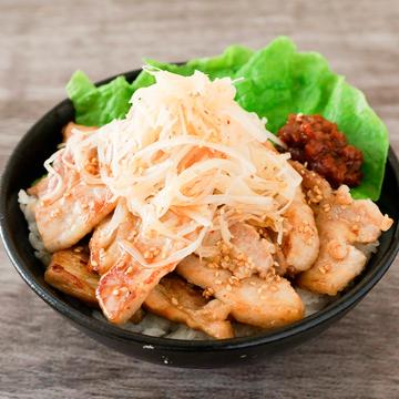 (肉大盛:200g)たっぷり味ネギのサムギョプサルDON！
