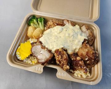 炒飯×チキン南蛮 W