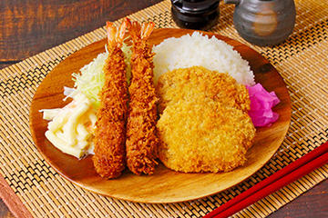 ヒレカツ＆エビフライ弁当
