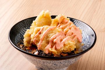 鶏天明太マヨ丼(3個)